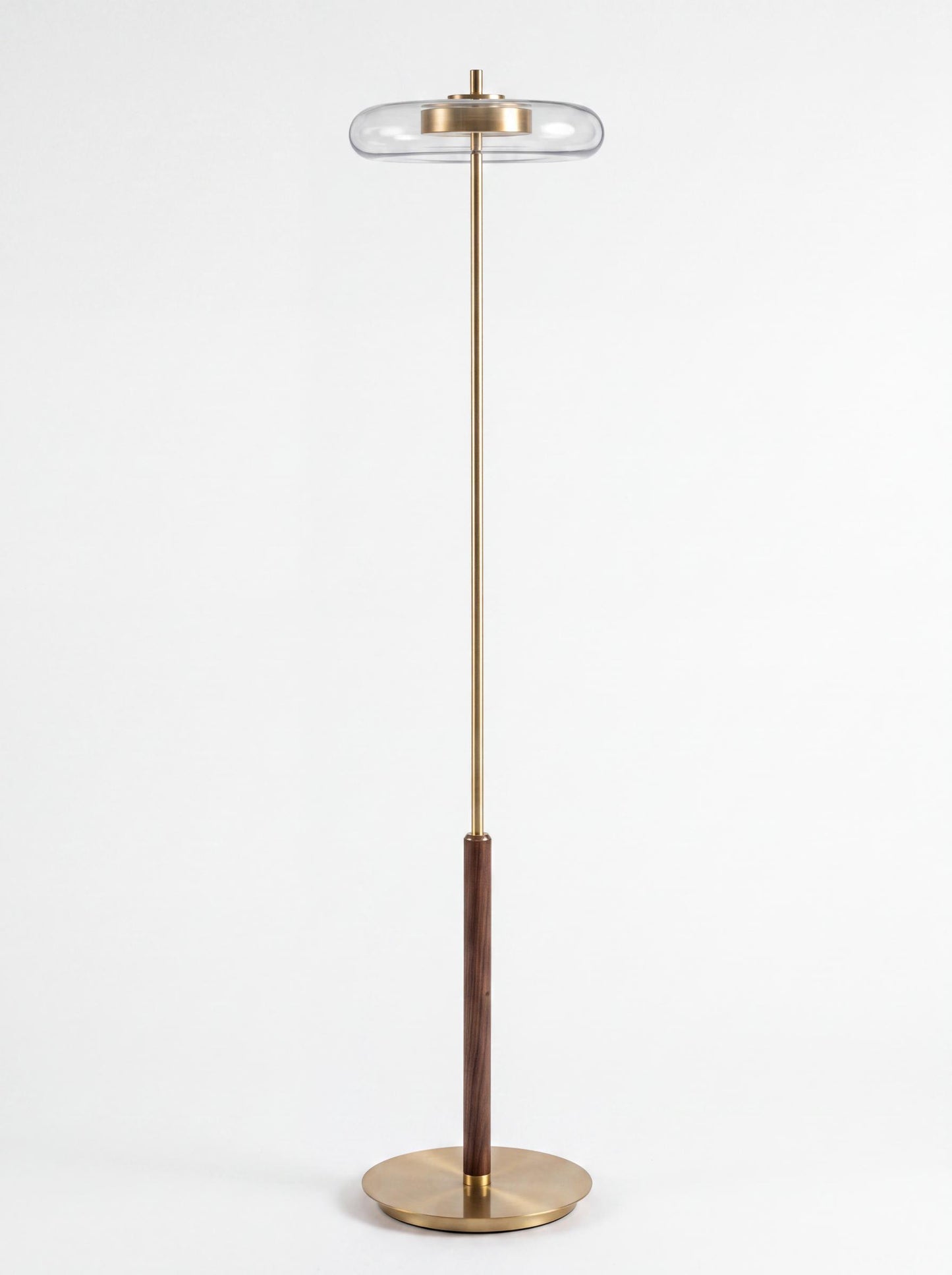 Brera — Vintage Copper & Glass Floor Lamp