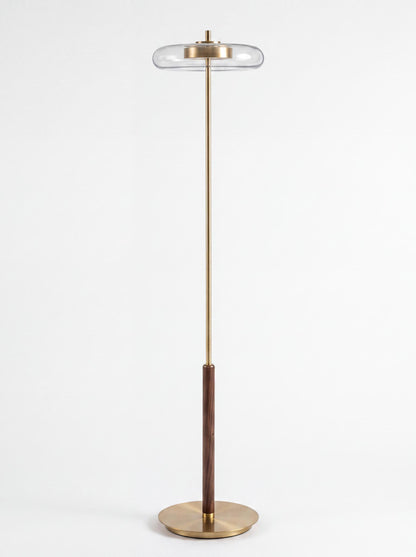Brera — Vintage Copper & Glass Floor Lamp