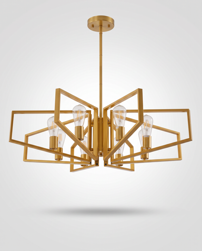 Orion — Geometric Metal Chandelier