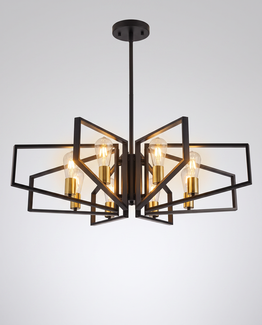 Orion — Geometric Metal Chandelier