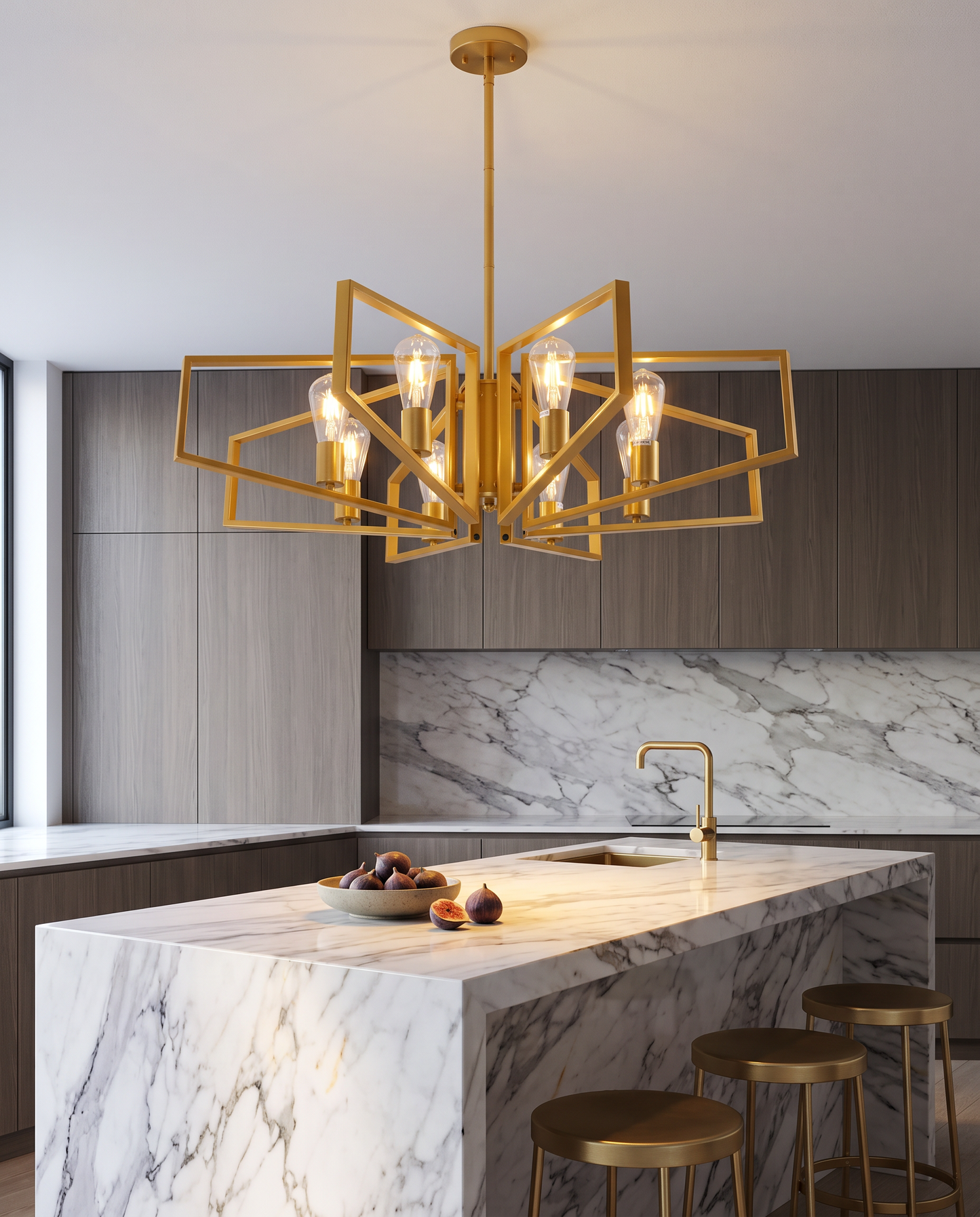 Orion — Geometric Metal Chandelier