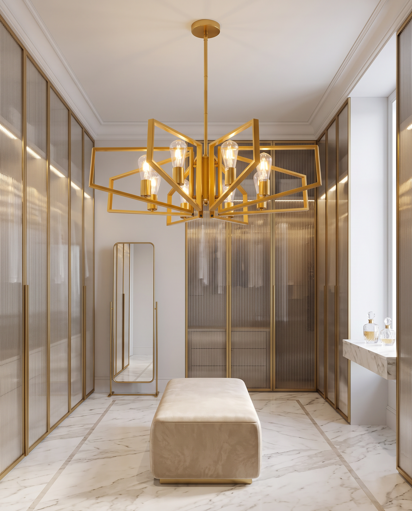 Orion — Geometric Metal Chandelier