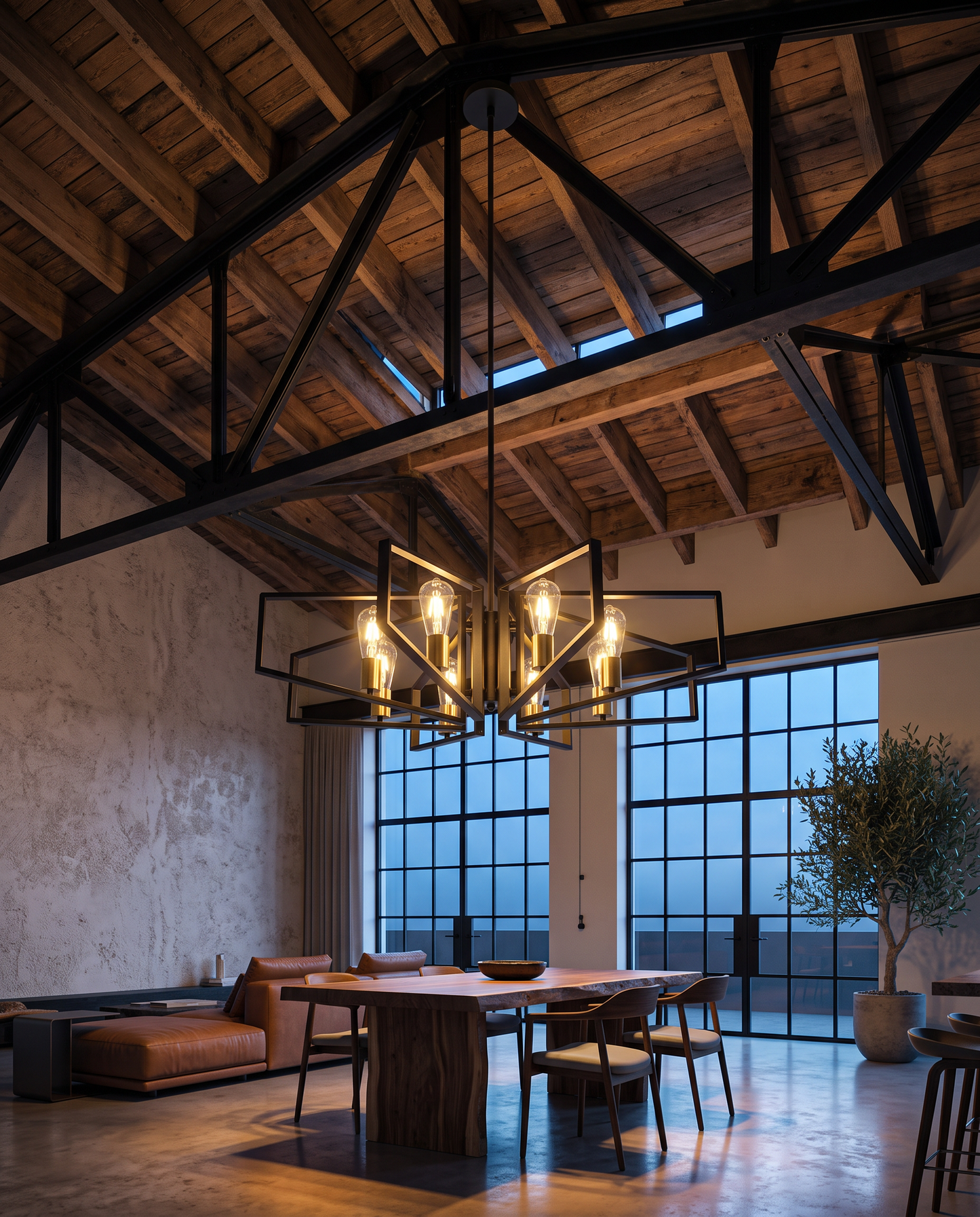 Orion — Geometric Metal Chandelier