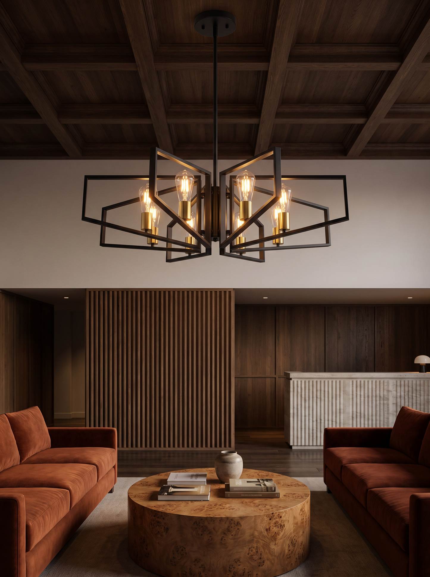 Orion — Geometric Metal Chandelier