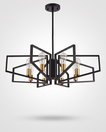 Orion — Geometric Metal Chandelier