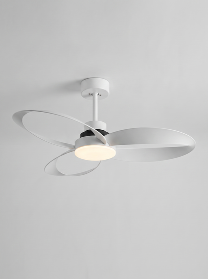 Aeris — Vintage Wood Ceiling Fan with LED Light & Remote