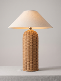 Rina — Hand-Woven Rattan Table Lamp