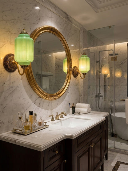 Verdi — Retro Stained Glass Wall Sconce