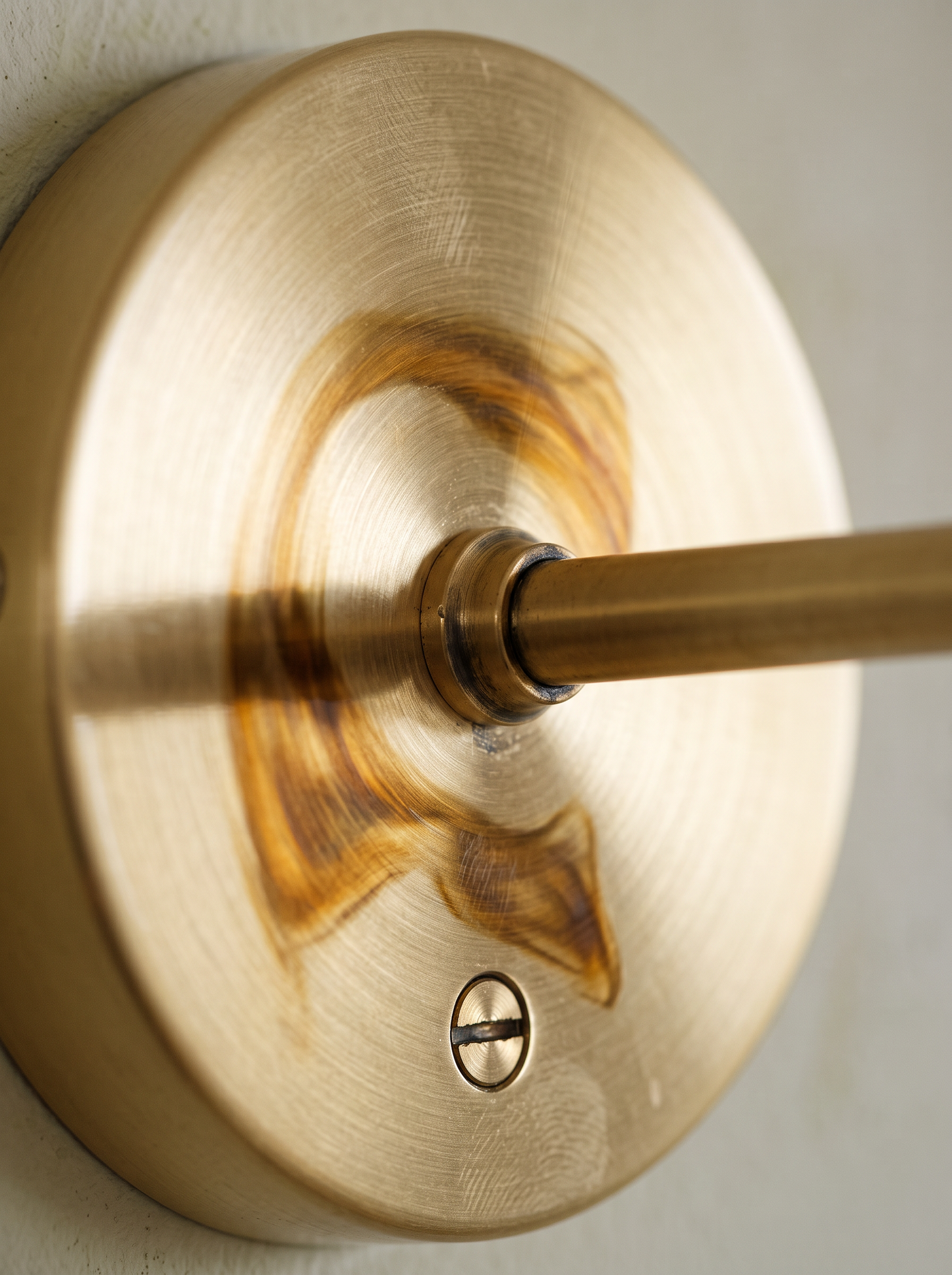 Odette — Retro Bronze & Glass Wall Lamp