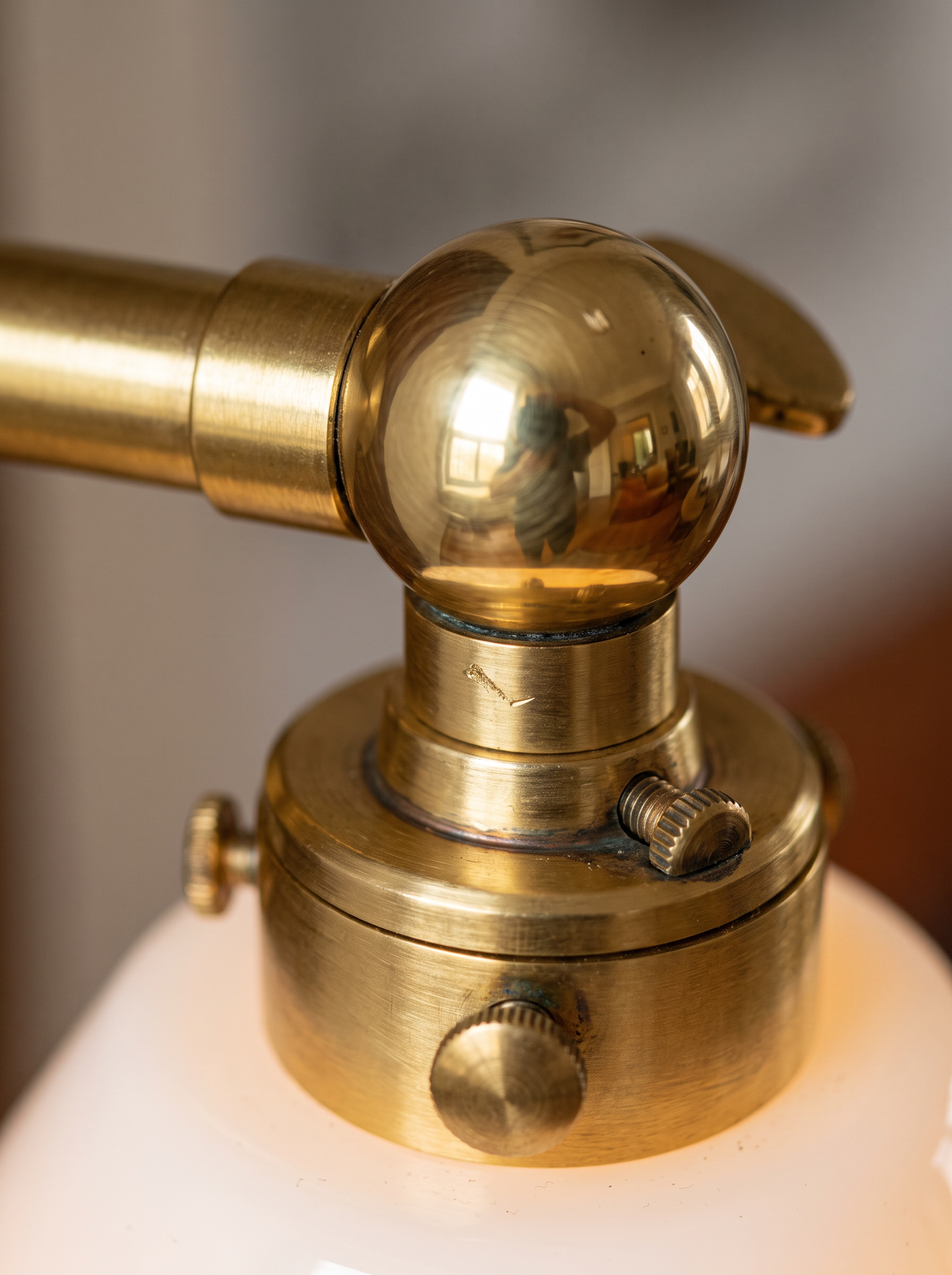 Odette — Retro Bronze & Glass Wall Lamp