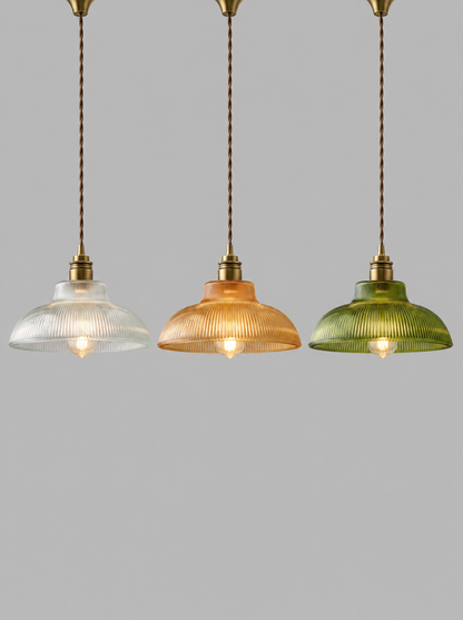 Bijou — Retro Coloured Glass Pendant Light