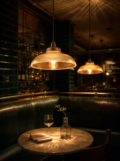 Bijou — Retro Coloured Glass Pendant Light