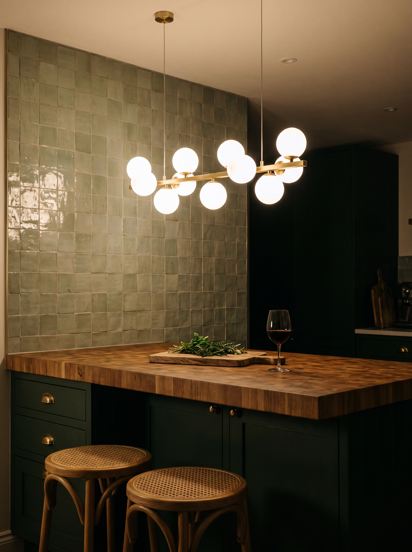 Perla — Linear Magic Bean Pendant Light