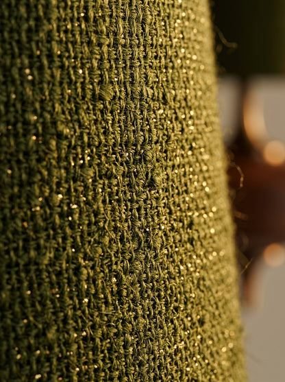 Camille — French Fabric & Walnut Wall Lamp