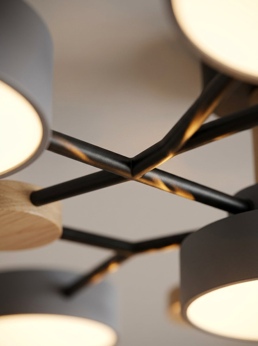 Juno — Modern Multi-Shade LED Chandelier