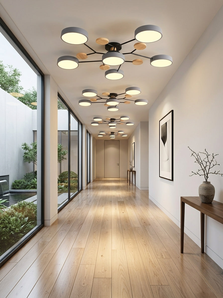 Juno — Modern Multi-Shade LED Chandelier