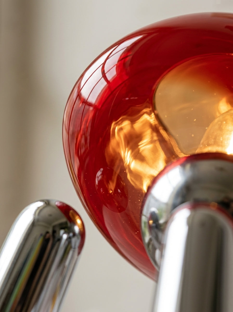 Greta — Bauhaus Glass Mushroom Table Lamp