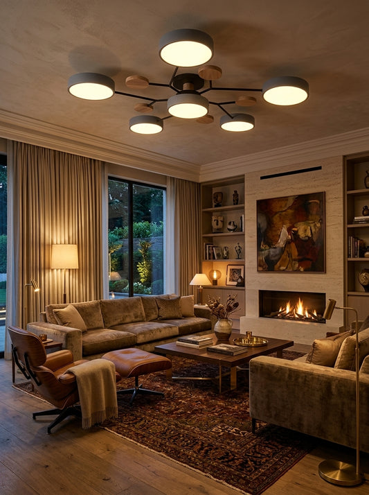 Juno — Modern Multi-Shade LED Chandelier