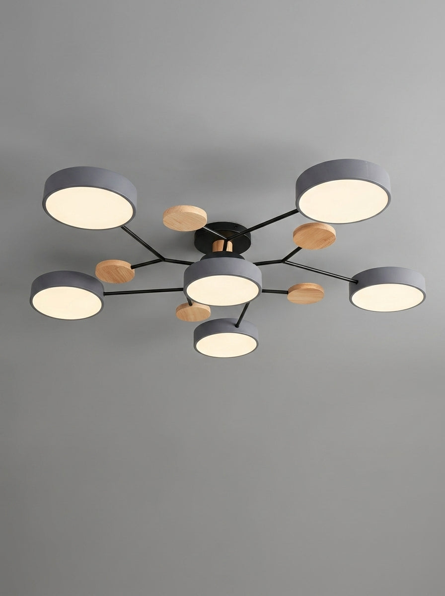 Juno — Modern Multi-Shade LED Chandelier
