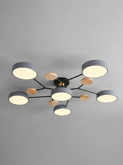 Juno — Modern Multi-Shade LED Chandelier