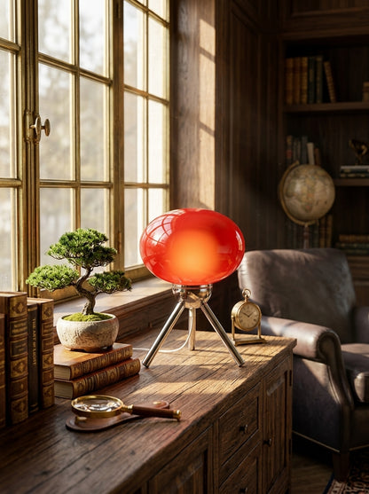 Greta — Bauhaus Glass Mushroom Table Lamp