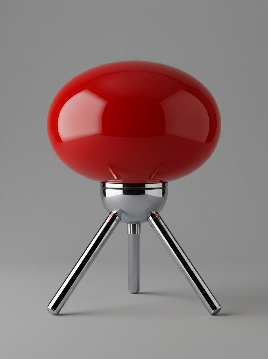 Greta — Bauhaus Glass Mushroom Table Lamp