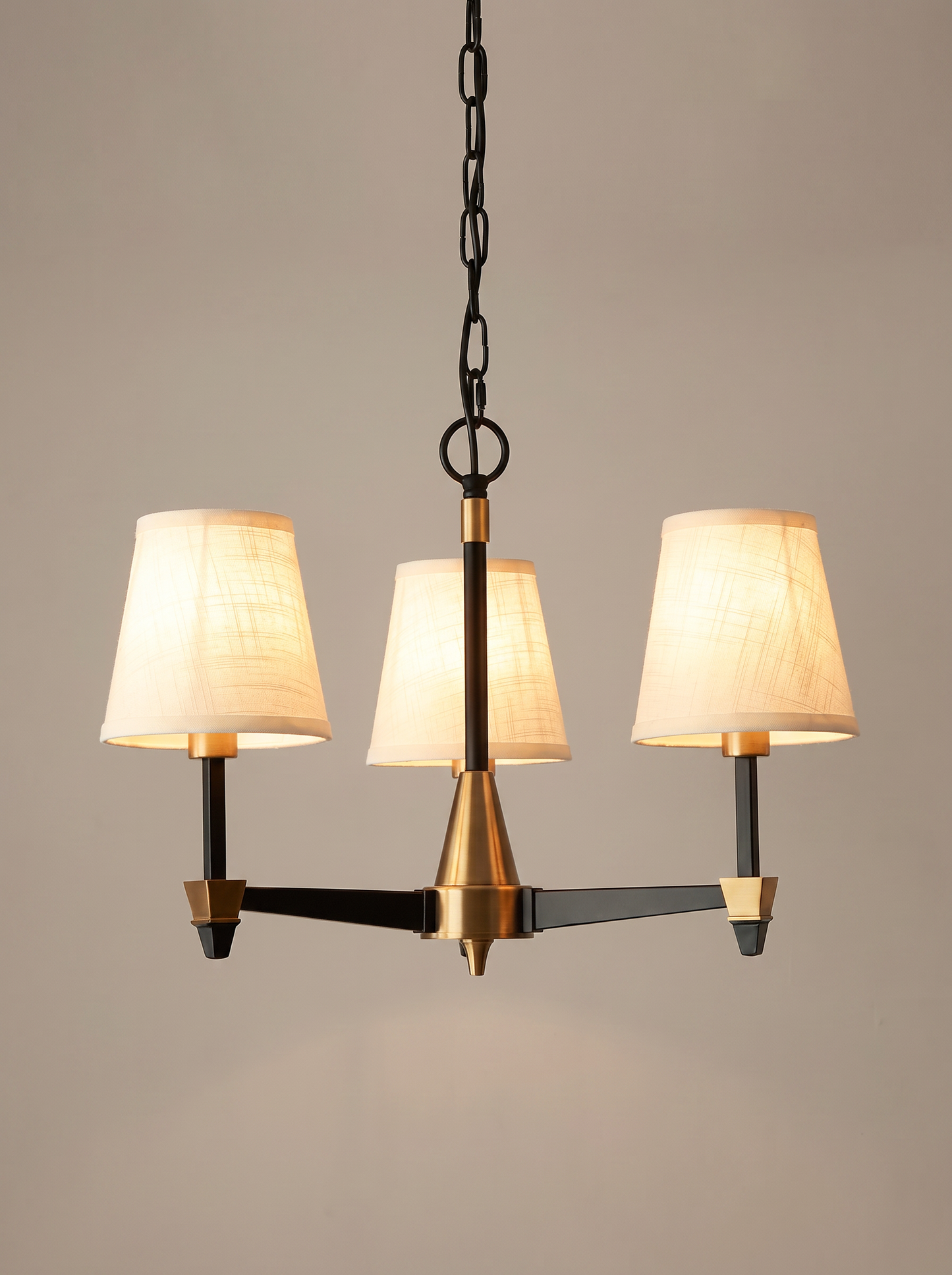 Margaux — Vintage French Fabric-Shade Pendant Light