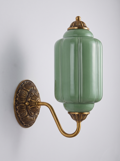 Verdi — Retro Stained Glass Wall Sconce