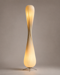Alder — Curved Wood Floor Lamp