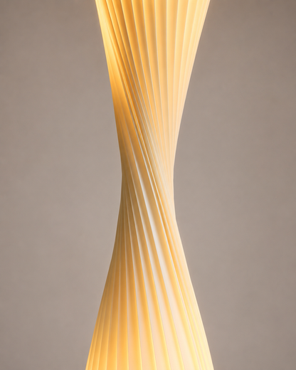 Alder — Curved Wood Floor Lamp