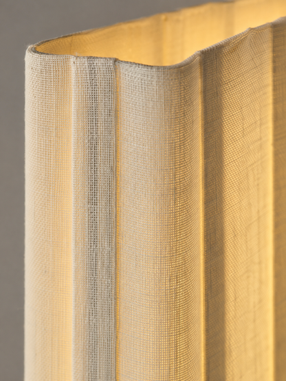Kioto — Wabi-Sabi Wood & Fabric Floor Lamp