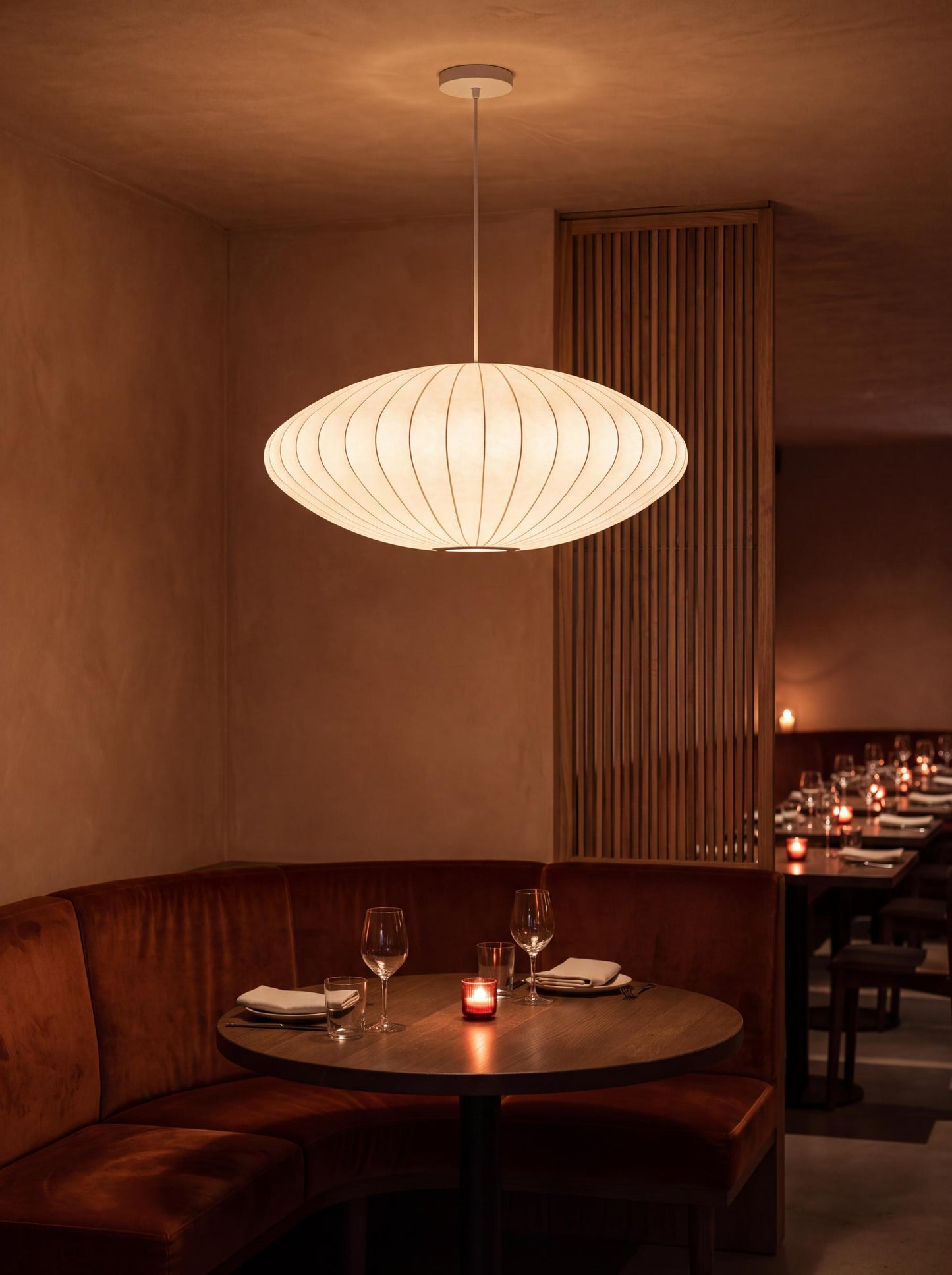 Seta — Handmade Silk Wabi-Sabi Pendant Light