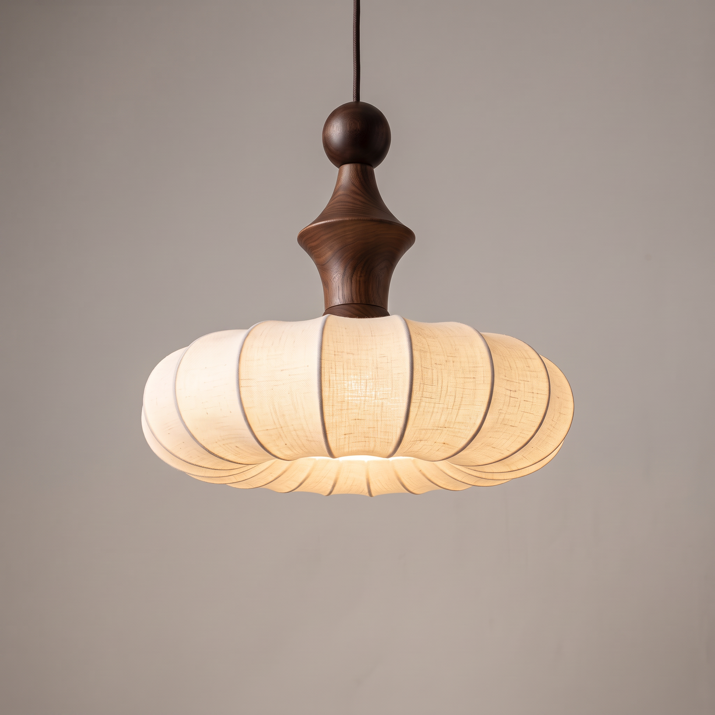 Mira — Knitted Fabric Wabi-Sabi Pendant Light