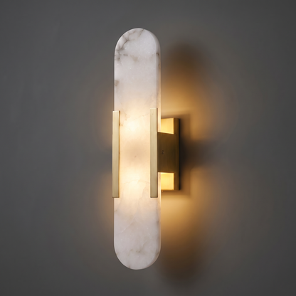 Vesta — Marble & Glass Wall Sconce