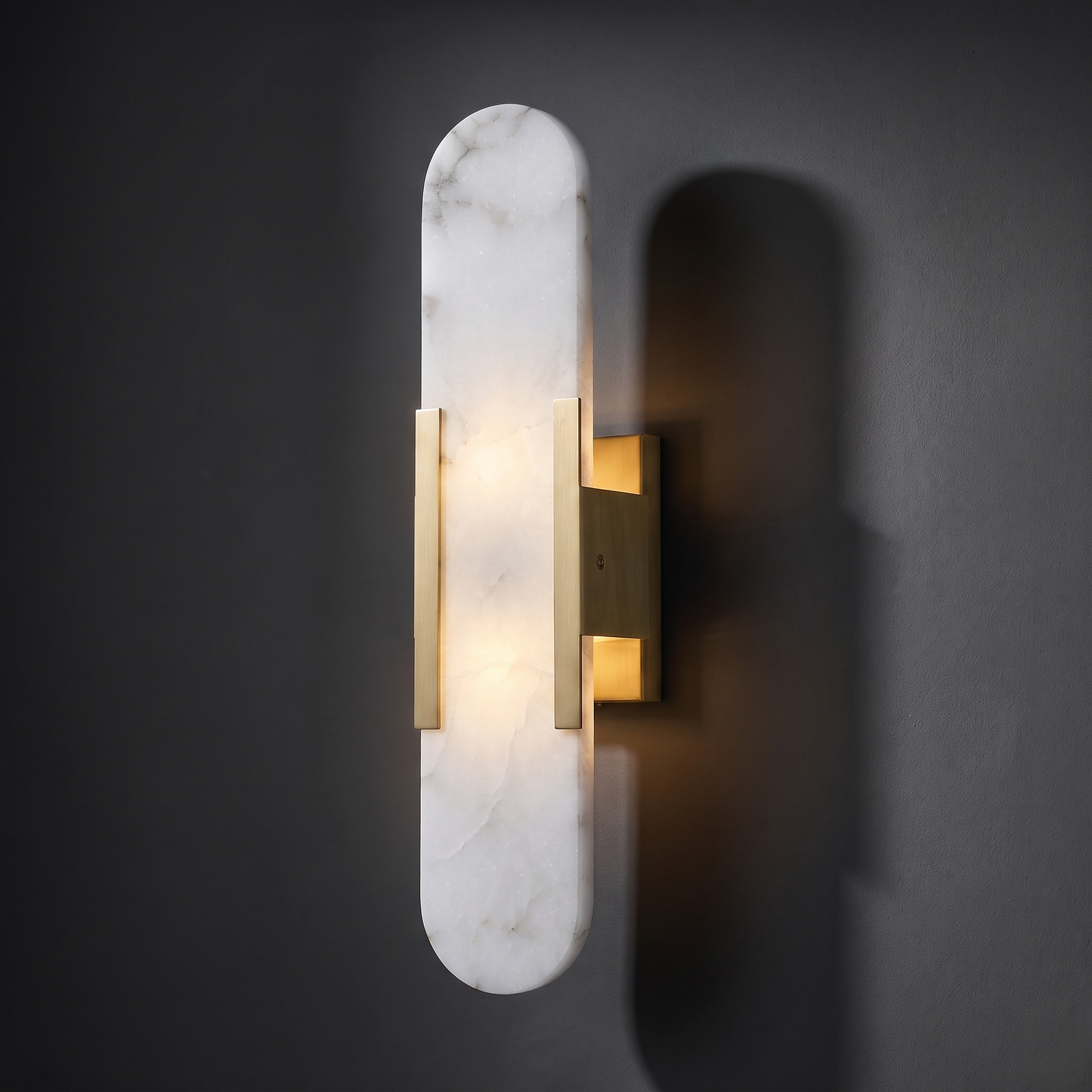 Vesta — Marble & Glass Wall Sconce