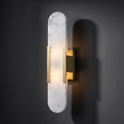 Vesta — Marble & Glass Wall Sconce