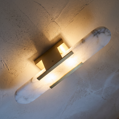 Vesta — Marble & Glass Wall Sconce